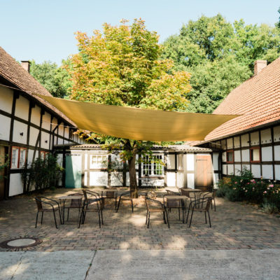 Terrasse im Innenhof