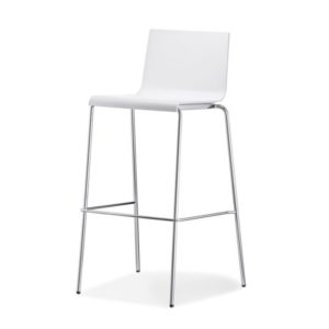 Barstool Kuadra White