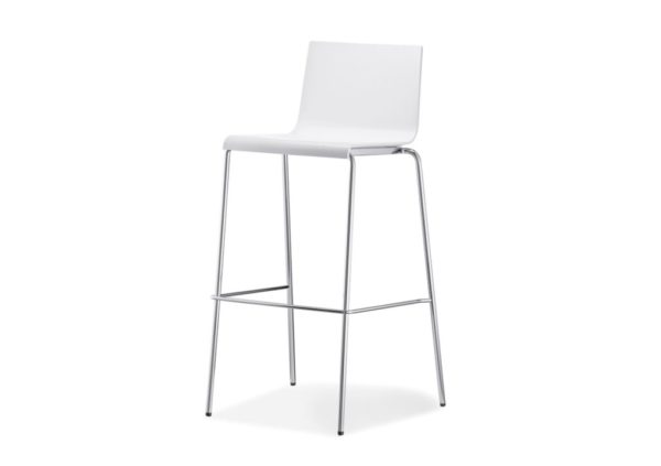 Barstool Kuadra White